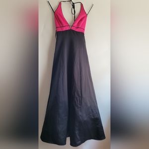 Faviana Halter neck ball gown